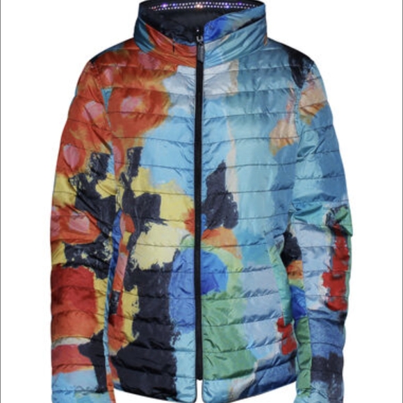 In the City Reversible Jacket with Hidden Hood US Women Size Medium - Picture 1 of 16